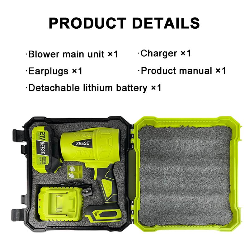 Turbo Jet Blower,Leaf Blower, Violent Turbo Fan, Brushless Pure Copper Motor,Car Drying After Wash, Handheld Snow Blower,Cordless Turbo Power Air Duster,Home Improve,Garden Mainte