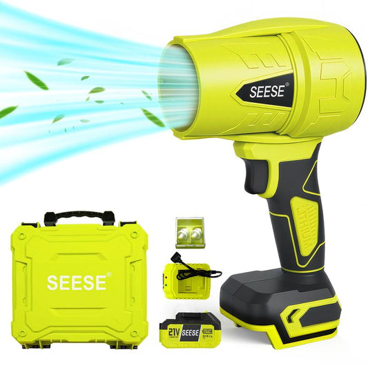 Turbo Jet Blower,Leaf Blower, Violent Turbo Fan, Brushless Pure Copper Motor,Car Drying After Wash, Handheld Snow Blower,Cordless Turbo Power Air Duster,Home Improve,Garden Mainte